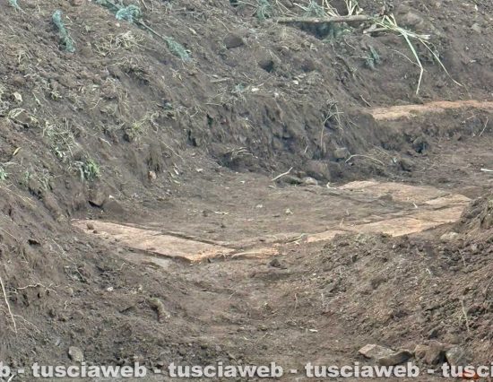 Monterosi - I resti ritrovati durante gli scavi