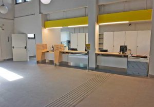 Viterbo - L'ufficio postale ristrutturato di Grotte di Castro