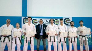 Tuscania - Esami di cintura nera, otto promossi per la Ronin Kai