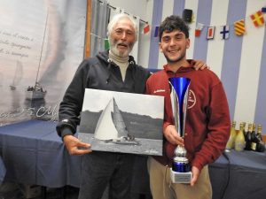 Campionato Velico Lago di Bolsena - A destra il vincitore Francesco Gioia