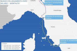 Montalto al centro della nuova dorsale energetica tra Centro e Nord Italia