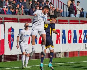 Sport - Calcio - Sorianese-Viterbese - Una fase del derby