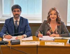 Daniele Sabatini e Marietta Tidei