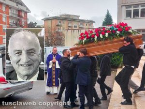 Viterbo - Il funerale Nicodemo Attanasio - Nel riquadro Nicodemo Attanasio