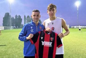 Ludovico Tagliolini con mister Chirieletti