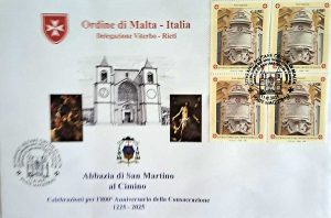 Annullo speciale per gli 800 anni dell'Abbazia di San Martino al Cimino