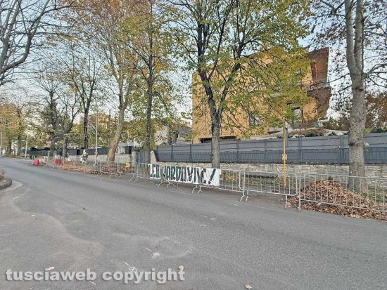 Viterbo - Viale Trieste - Partono i lavori di Talete