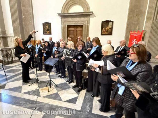 Il pellegrinaggio dei Cavalieri del Santo Sepolcro - La scola cantorum ddi Santa Maria della Quercia