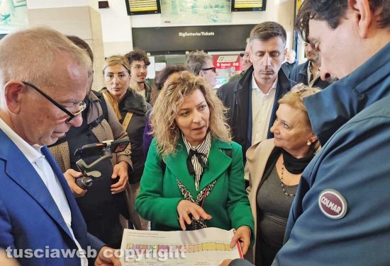 Civitavecchia - L'inaugurazione del cantiere alla stazione
