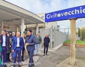 Civitavecchia - L'inaugurazione del cantiere alla stazione