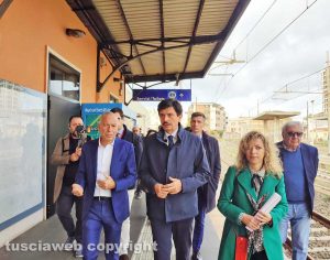 Civitavecchia - L'inaugurazione del cantiere alla stazione
