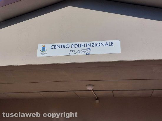 Vetralla - Centro polifunzionale intitolato a Matias