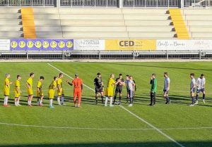 Il pre-gara tra Viterbese e Astrea