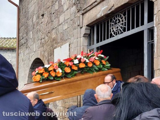Viterbo - I funerali di Sergio Gentili
