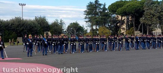 Viterbo - Scuola sottufficiali dell'esercito - La consegna del grado agli allievi marescialli