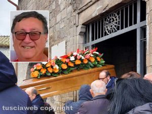 Viterbo - I funerali di Sergio Gentili