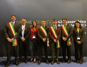 Alcuni sindaci della Tuscia all'assemblea generale dell'Anci