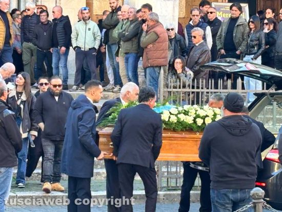 Civita Castellana - I funerali di Roberto Caprari