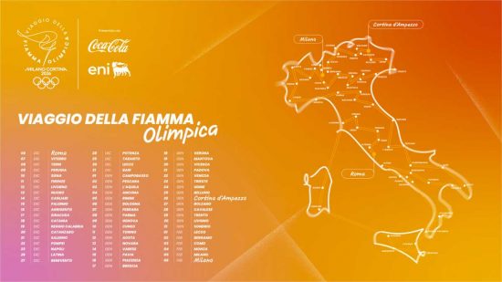 Milano Cortina 2026 - Il viaggio della torcia olimpica