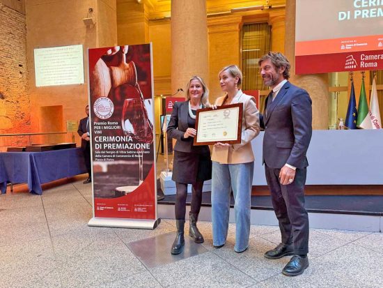 Premiazione vino famiglia Cotarella