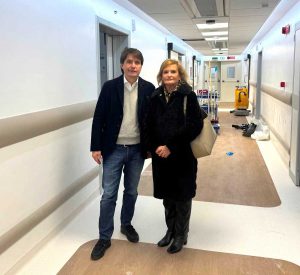 Viterbo - Il sopralluogo al nuovo reparto di ematologia