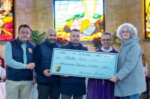 Viterbo - Il Comitato minimacchina Santa Barbara ha fatto una donazione all'Associazione Murialdo