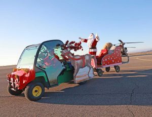 Viterbo - Babbo Natale con le ali