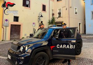I carabinieri di Rieti in servizio