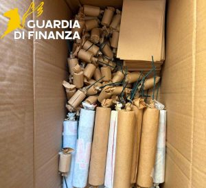 Rieti - I botti illegali sequestrati dalla guardia di finanza