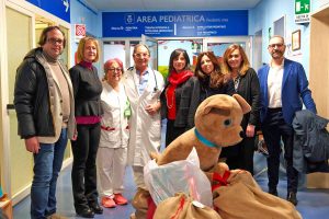 Viterbo - Unitus dona regali al reparto di pediatria dell'ospedale Santa Rosa