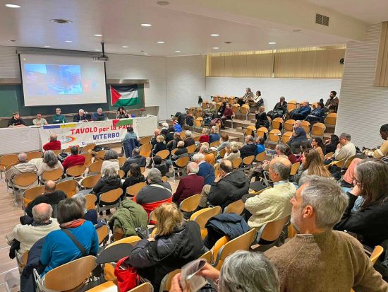 Tarquinia - La tavola rotonda per Gaza