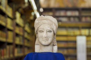 La testa di Kore scoperta a Vulci