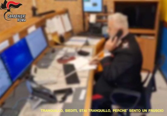 Colleferro - Carabiniere al telefono col ragazzo che ha chiamato il 112 