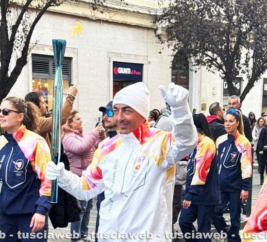 La fiamma olimpica a Civitavecchia
