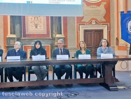 Da sinistra: Orazio Francesco Piazza, Tiziana Laureti, Simone Severini, Nicolina Ripa e Angela Lo Monaco