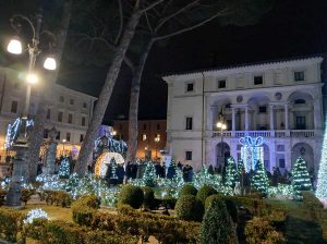 Le luminarie della Camera di commercio Rieti Viterbo