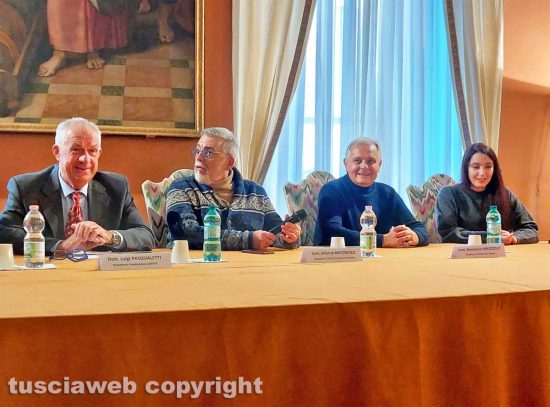 Da sinistra: Luigi Pasqualetti, Alfonso Antoniozzi, Domenico Arruzzolo e Simona Mainella