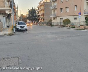 Viterbo - Incrocio tra via Monte Bianco e via Monte Sacro