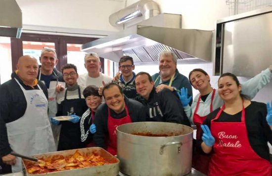 Viterbo - Amici di Galiana e il Sodalizio dei facchini di Santa Rosa - Il pranzo di Natale