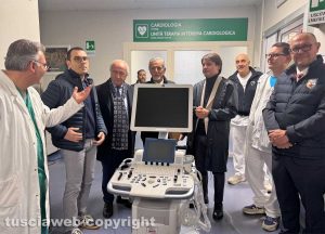 Viterbo - Donato ecografo portatile all'ospedale Santa Rosa