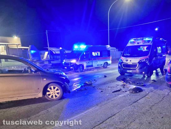 Montefiascone - Incidente sulla Cassia Nord
