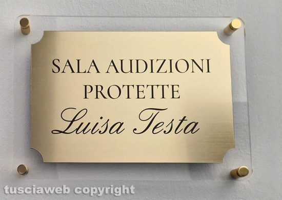Tribunale - Inaugurazione aula protetta "Luisa Testa"