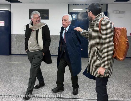 Corte d'appello - Gli avvocati Enrico Valentini, Roberto Massatani e Samuele De Santis 