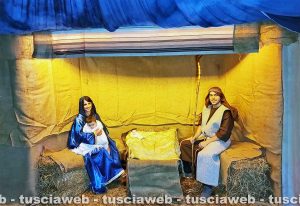 Viterbo - Il presepe vivente della solidarietà organizzato dalla parrocchia Sacro Cuore