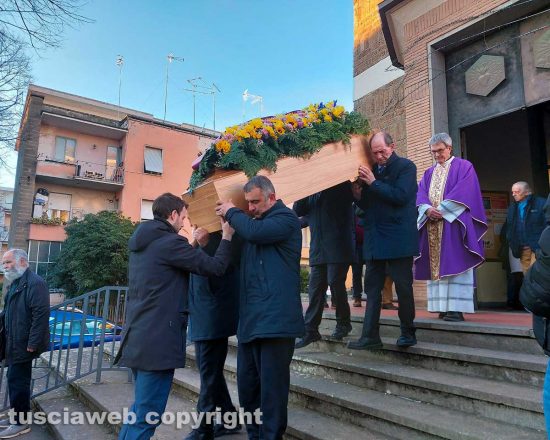 Viterbo - Il funerale di Giuseppe Rescifina