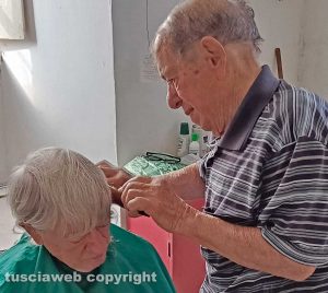 Il barbiere Mario Nati