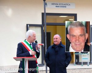 Vetralla - L'intitolazione della mensa scolastica a Mario Costantini