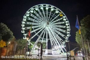 Viterbo – La ruota panoramica a pratogiardino Lucio Battisti