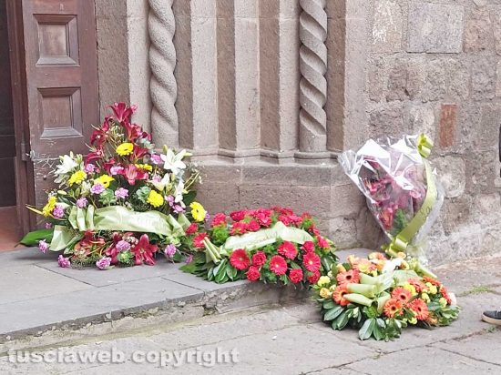 Viterbo - I funerali di Antonio Manca