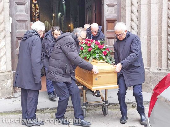 Viterbo - I funerali di Antonio Manca